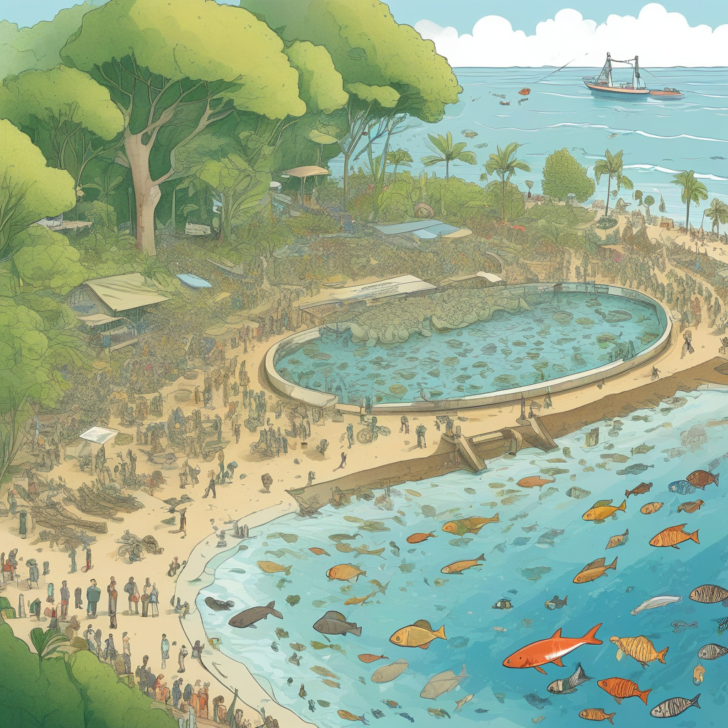 Bord de mer du parc Vairai pollué : un "spectacle" qui ne fait réagir que des associations écologiques