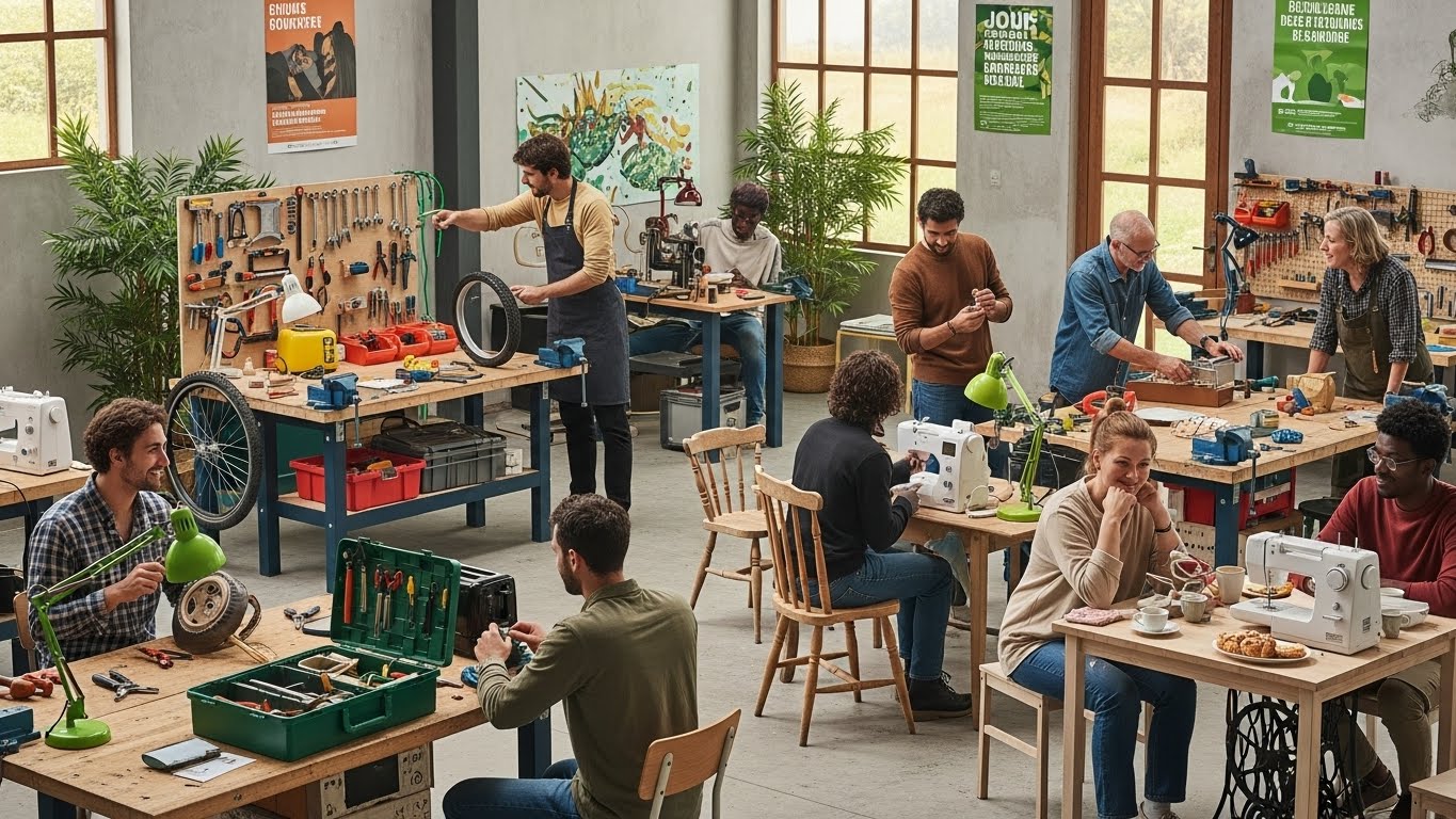 À Fleurance, les ateliers réparation allient écologie, solidarité et convivialité