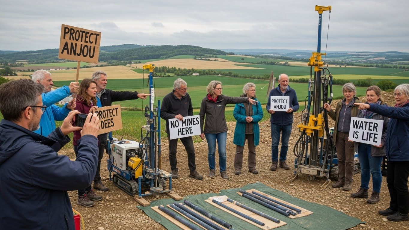 Recherches minières en Anjou : l’inquiétude des Écologistes
