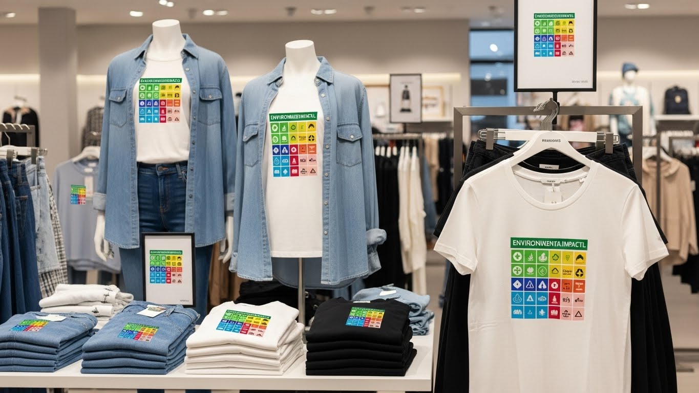L’affichage environnemental des vêtements est entré en vigueur, mais il n’est pas obligatoire en France