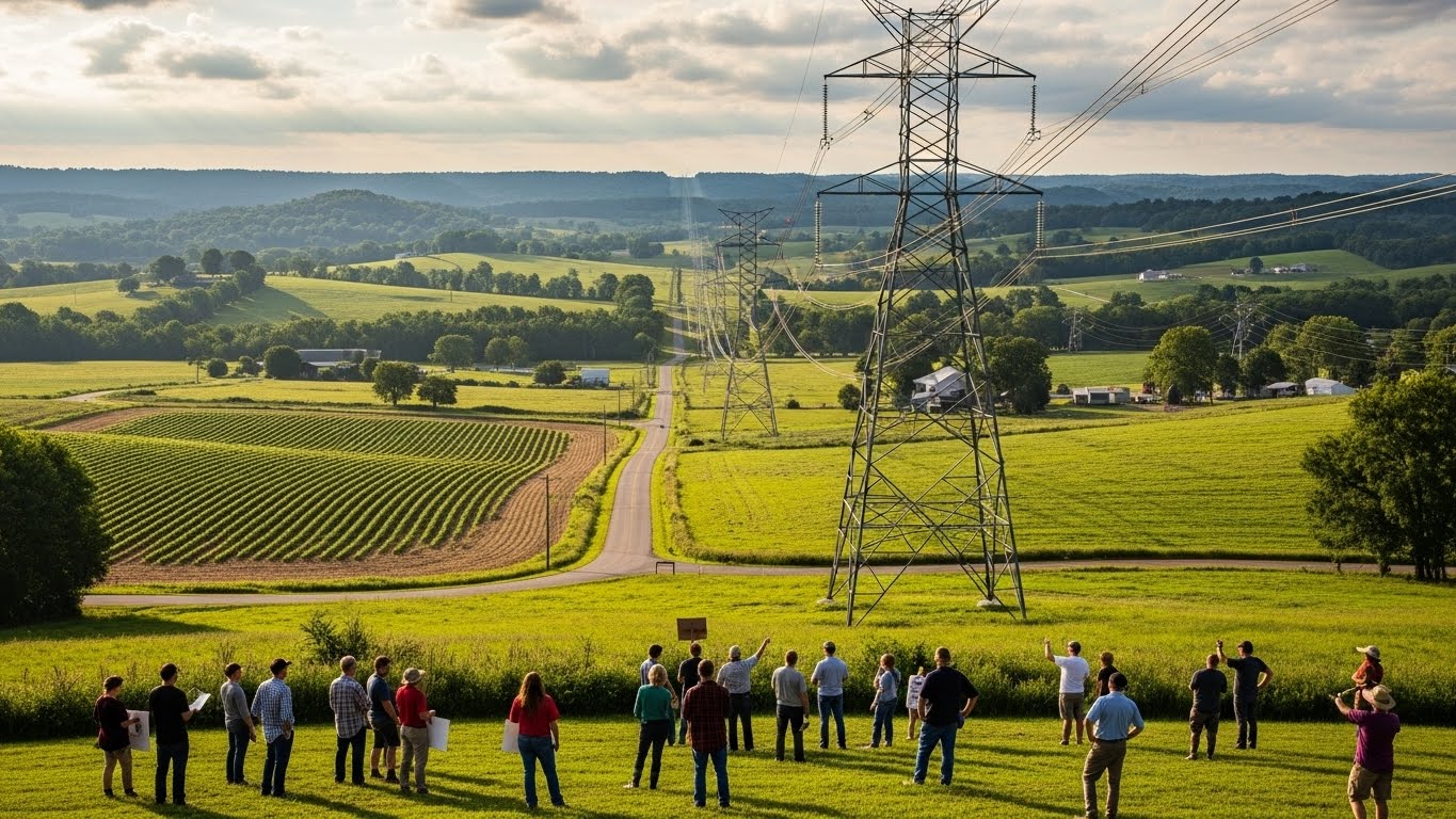 «Une balafre au paysage» : dans le sud-est, le projet de ligne à très haute tension électrise agriculteurs et militants écologistes